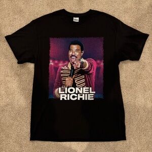 Vintage Leonel Richie Sing A Song All Night Earth Wind & Fire T Shirt Sz Large